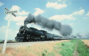 Cotton Belt 818 Illmo, MO to Pine Bluff ArkansasTrain Vintage Chrome Unposted PC - Picture 1 of 2