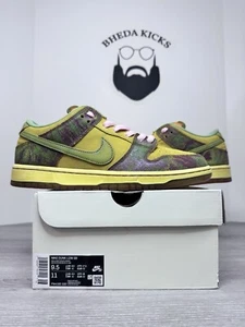 Size 9.5 - Nike SB Dunk Low x Crenshaw Skate Club Ivory (FN4193-100) DS (Custom) - Picture 1 of 11