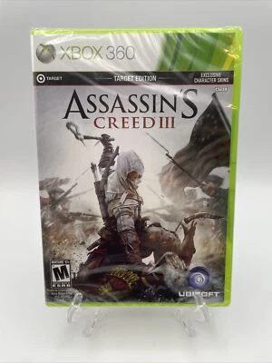 ASSASSIN'S CREED III [Target Edition] [Xbox 360, 2012] New & Sealed - Image 1 of 3