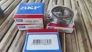 CUSCINETTO A SFERE CHIUSO  SKF 63006-2RS1 - D. 30x55x19 - Foto 1 di 2