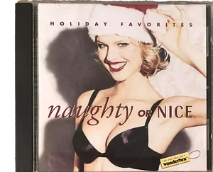 Naughty or Nice Christmas Holiday CD 1996 Holiday Classics Wonderbra - Foto 1 di 2