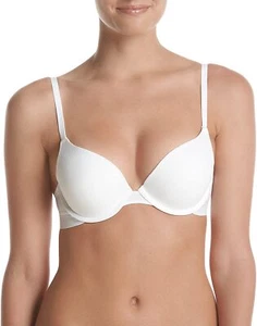 DKNY Womens Custom Lift Push-up Bra Size 36C Color White - Picture 1 of 2