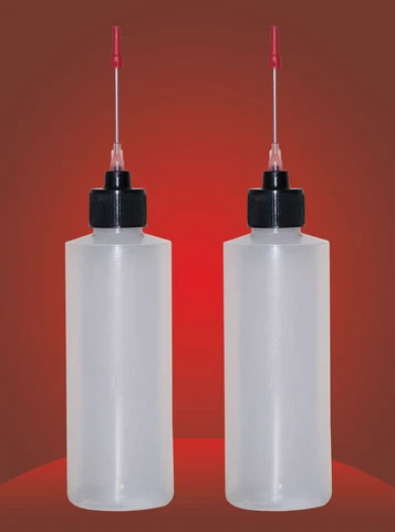 2-4 OZ bottles with stainless needle tip for Modern Grandfather Clock Oil Cover