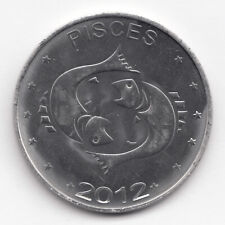 Somaliland 10 Shillings 2012 Greek Zodiac Pisces 27 mm 6 g Type 2