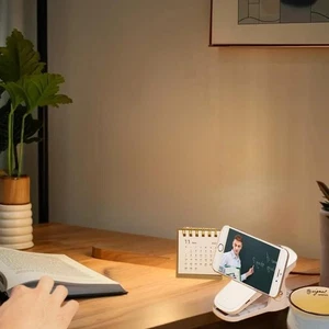 Led Table Lamp USB Rechargeable Night Light With Folding Clamp Eye Protectio _ch - Afbeelding 1 van 15
