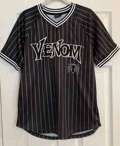Camiseta de béisbol Disney Marvel Venom BROCK almuerzo en caja negra a rayas talla - ver fotos - Imagen 1 de 8