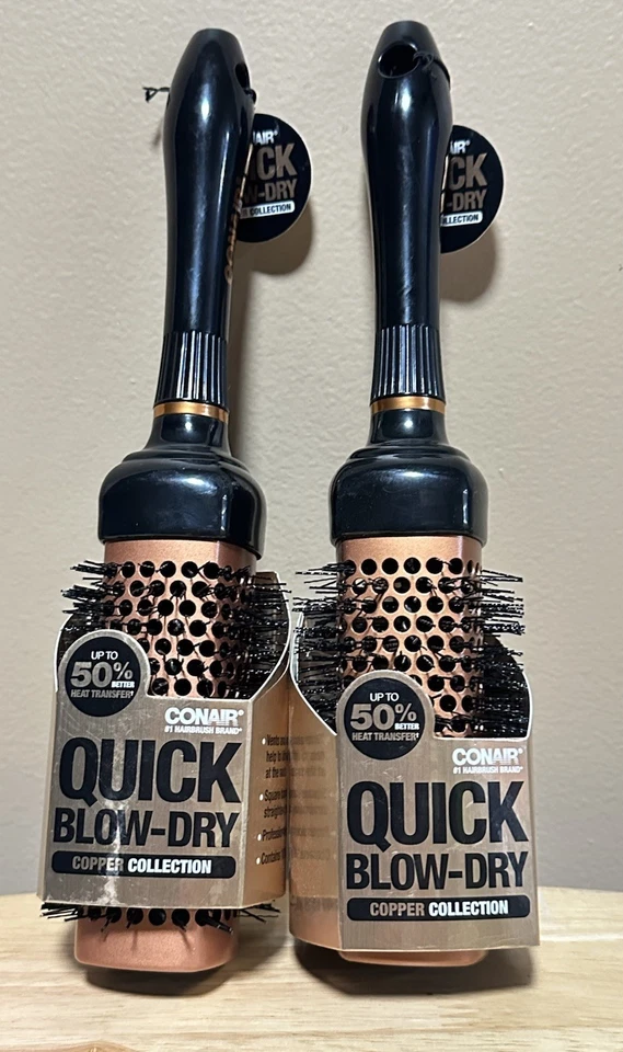 Cepillo de pelo Conair Quick Blow-Dry Copper Collection Foto 1 de 1