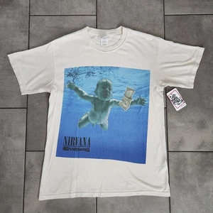 Vintage 2002 Nirvana Nevermind Album Cover T-Shirt, USA Tag, M 2000s Y2k - Picture 1 of 12