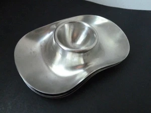 3 STÜCK WMF EIERBECHER EDELSTAHL EIER BECHER DESIGN WAGENFELD - Picture 1 of 4