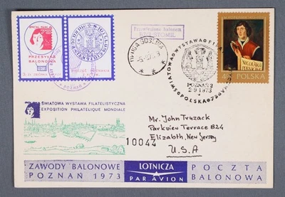 MayfairStamps Poland 1973 Nicolaus Copernicus Philatelic Exposition Cover aau_75 - Image 1 of 2