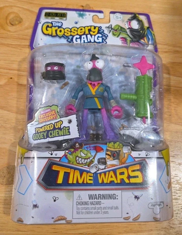 Grossery Gang Series 5 Time Wars Gooey Chewie Powered up Figure Moose Toys