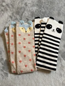 Children’s Fun Crazy Animal Long Cotton Socks NWOT - Picture 1 of 3