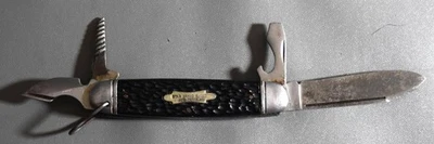 De colección. CUCHILLO CAMILLUS JACK - Escudo publicitario "Los zapatos marca estrella son mejores" - 4 hojas Foto 1 de 4