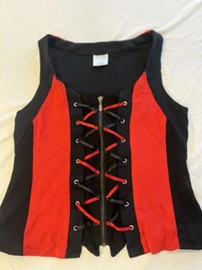 Harleen DC Comics The Suicide Squad Harley Quinn Bustier Top Lg Costume Corset - Picture 1 of 10