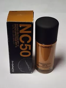 MAC NC50 Studio Fix Fluid Foundation SPF 15 - Picture 1 of 2
