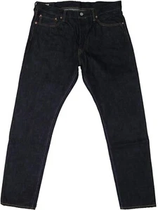JEANS MOMOTARO 0105SP 15,7 oz talla 28-36 pulgadas índigo extra oscuro estrecho cónico Japón - Imagen 1 de 9