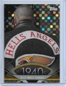 SUPER RARE 2011 TOPPS AMERICAN PIE ~ HELLS ANGELS FOUNDED SPOTLIGHT /76 CARD #13