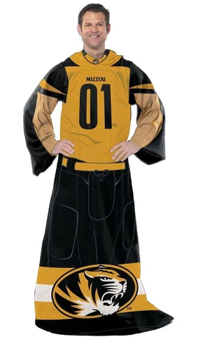 Missouri Tigers Comfy Throw Blanket [NEW] NCAA Snug Fleece Lounge Player Cover