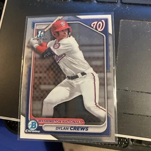 2024 First Bowman Chrome Dylan Crews BCP-23 HOT PROSPECT/ROOKIE Washington Nats - Bild 1 von 2