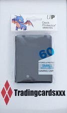 ♦Yu-Gi-Oh!♦ 60 Protèges Cartes/Pochettes/Sleeves SMALL Ultra PRO Noir (Black)