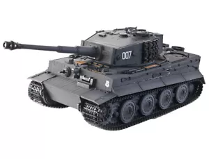 Taigen 1/24 Tiger 1 RC Tank w/IR Battle System, Sound & Vibration - Grey - Picture 1 of 1