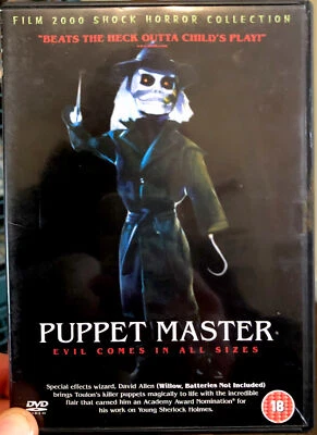 Puppet Master 1989 Rare Deleted Classic Killer Dolls Puppets Horror DVD - Image 1 of 3