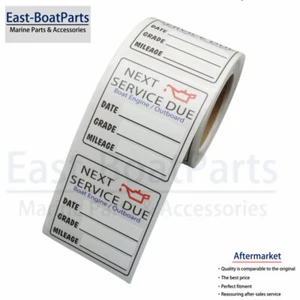 Pegatinas recordatorias de servicio de cambio de aceite 220 hojas etiquetas 1 rollo - Imagen 1 de 6