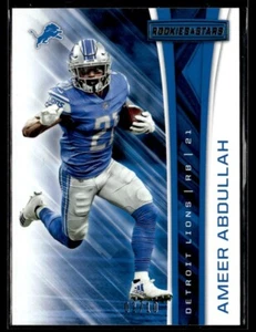 2017 Panini Rookies & Stars SSP Ameer Abdullah 02/10 Detroit Lions #128 - Picture 1 of 2