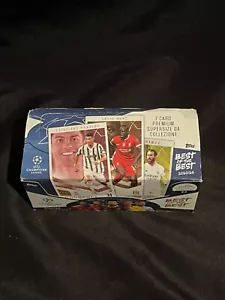 2020-21 Topps UEFA CHAMPIONS LEAGUE Best of the Best Box 24 Sealed Packs - Picture 1 of 3
