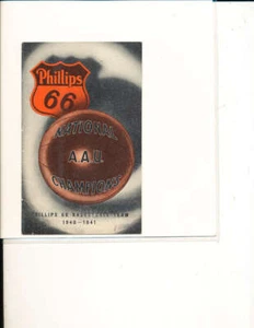 1940 - 1941 Phillips 66ers AAU Champions Basketball guide nba17 - Picture 1 of 1
