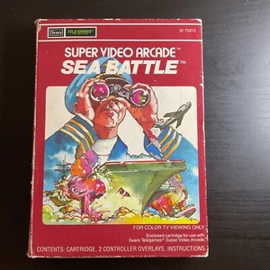 SEARS Super Video Arcade SEA BATTLE 1980 Intellivision Mattel Game Plays - Picture 1 of 4