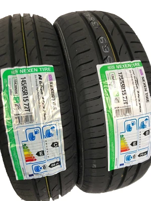 Sommerreifen smart 450 fortwo 145 65 + 175 55 R15 Nexen Reifensatz - Bild 1 von 3