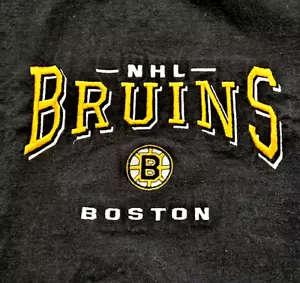T-shirt media vintage anni 90 Boston Bruins NHL hockey ricamata - Foto 1 di 5