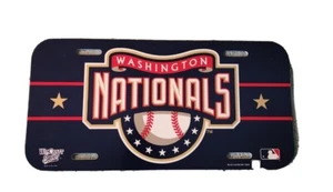 Washington NationaPlastic License Plate MLB Fan Vanity Car Graphics Baseball Tag - Picture 1 of 2
