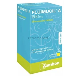 Fluimucil A 600mg Effervescent Tablet 10s Clear Phlemma Cough Relief SP... - Picture 1 of 4