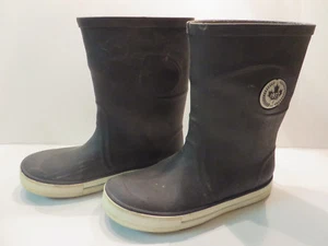 1977 ° stabile GUMMISTIEFEL Gr. 34 35 schwarz Jungen Schuhe Stiefel Regenstiefel - Bild 1 von 5