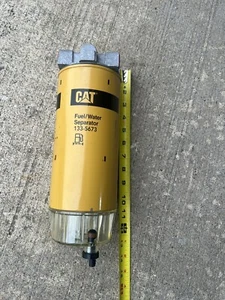 Caterpillar Cat Fuel filter water separator complete 133-5673 W Bowl & Mount New - Picture 1 of 17