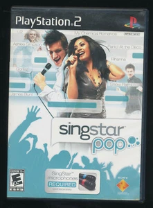 Singstar Pop Sony Playstation 2 PS2 Completo CIB NTSC SCUS97591 Sin Probar - Imagen 1 de 3