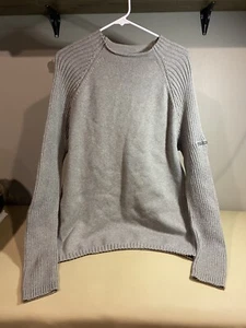Vintage Ralph Lauren Knit Gray Sweater X-large - Picture 1 of 11
