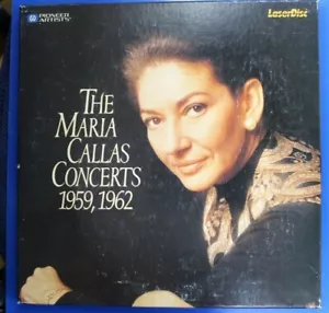 The Maria Callas Concerts 1959, 1962 Laserdisc (Laser Disc LD) Box Set - Picture 1 of 1