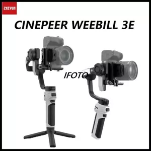 Zhiyun Cinepeer WEEBILL 3E 3-Axis Gimbal Stabilizer Anti-Shake for DSLR Cameras - Picture 1 of 15