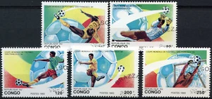 Congo 1993 SG#1343-7 World Cup Football 1994 Cto Used Set #D97146 - Picture 1 of 1