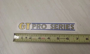 1984 85 GT Pro Series handlebar fork decal yellow & blue on clear old school bmx - Picture 1 of 1