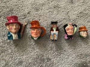 Vintage 5er Set Artone handgefertigte Toby Krüge  - Bild 1 von 4