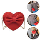 Bowknot Bag Heart Change Purse Heart-shaped Crossbody