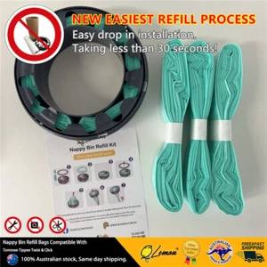 Time Saver! Baby Nappy Bin Refill Kit for Sangenic Tommee Tippee 10-40 Refills - Picture 1 of 21