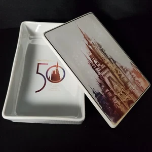 Caja decorativa de cerámica castillo celebración 50 aniversario WDW 2021 parques Disney WDW - Imagen 1 de 1