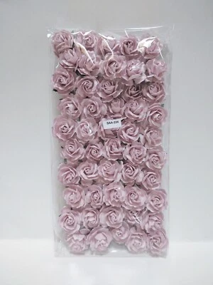 50 Wild Roses, Lilac Wild Roses, Mulberry Paper Roses, #SAA-224 - Image 1 of 2