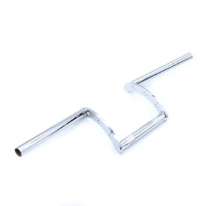 1 "25mm Retro Vintage Chrome Guidon Drag Z-Bar Pour Universal Victoire Harley - Bild 1 von 9