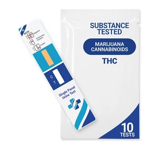 10 Pack Marijuana (THC) Single Panel Urine Drug Test Kit 50 ng/ml Cutoff Level - Picture 1 of 6